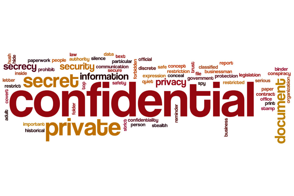 Private and confidential